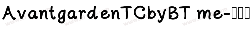 AvantgardenTCbyBT me字体转换